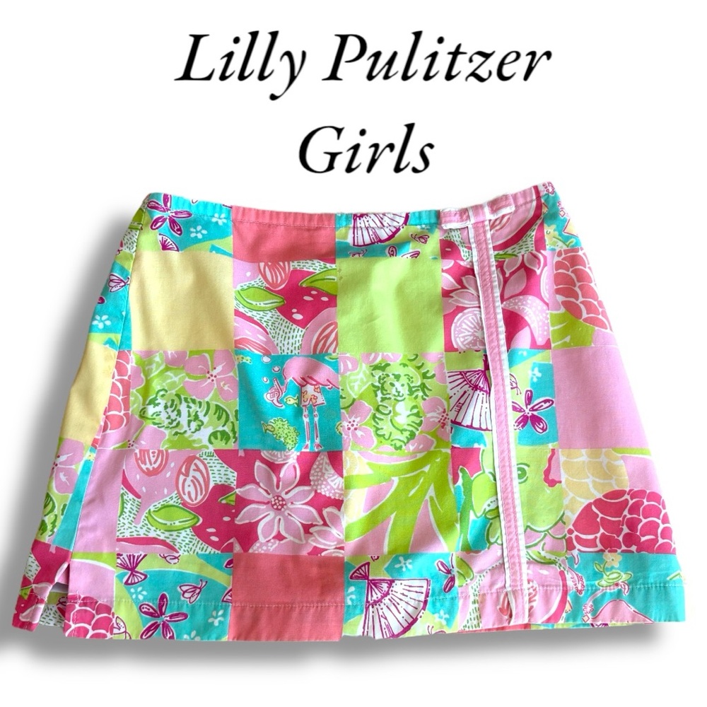 Lilly Pulitzer Patchwork Skort. Girls Size 10